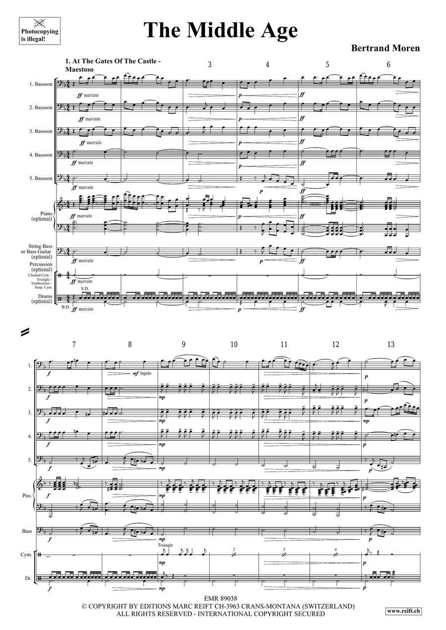 The Middle Age The Middle Age Bassoon scores gallery preview page 4
