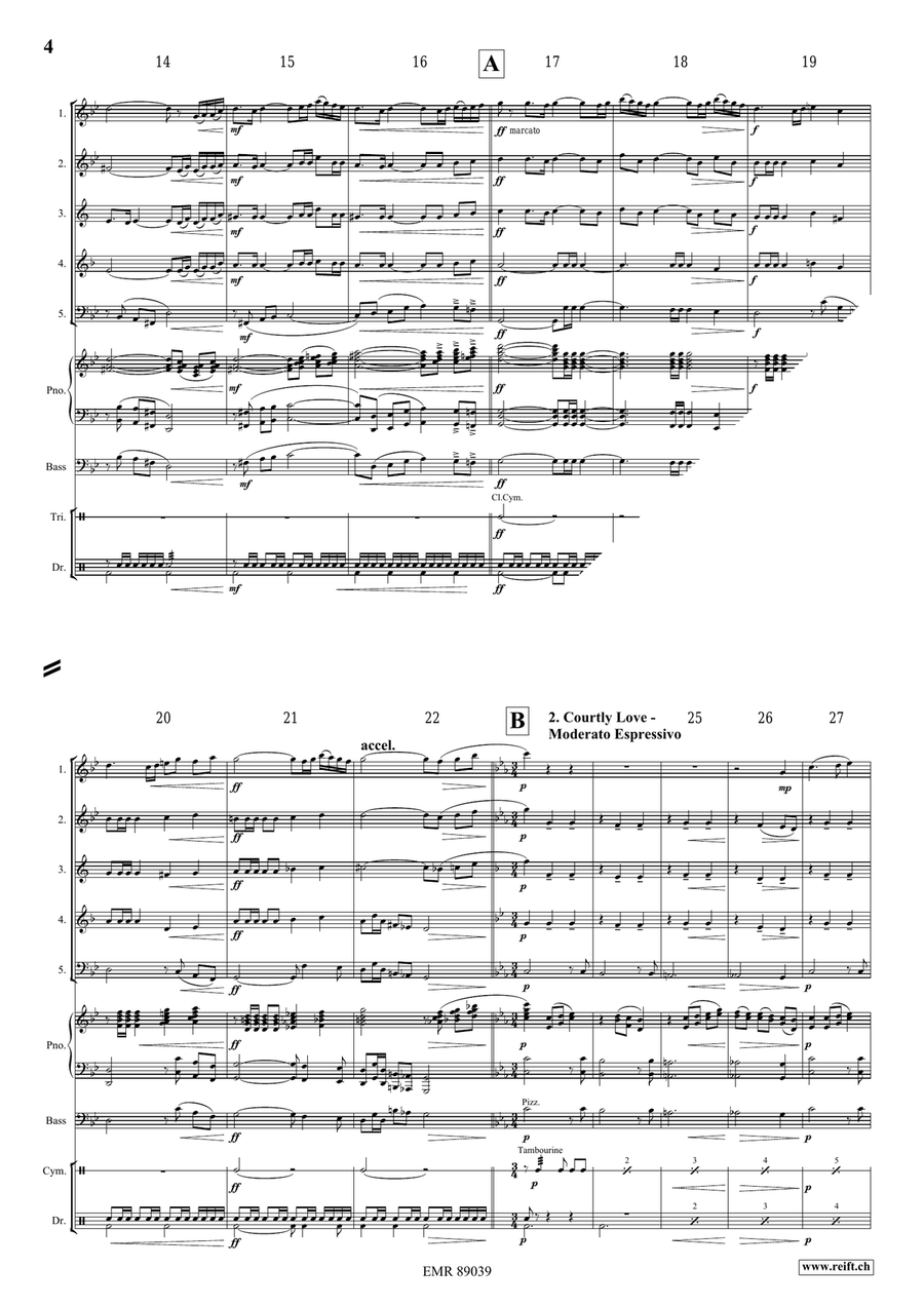 The Middle Age The Middle Age Woodwind Quintet scores gallery preview page 5