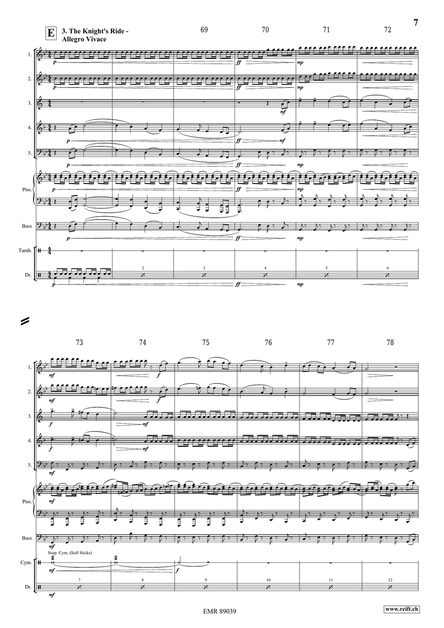 The Middle Age The Middle Age Woodwind Quintet scores gallery preview page 7