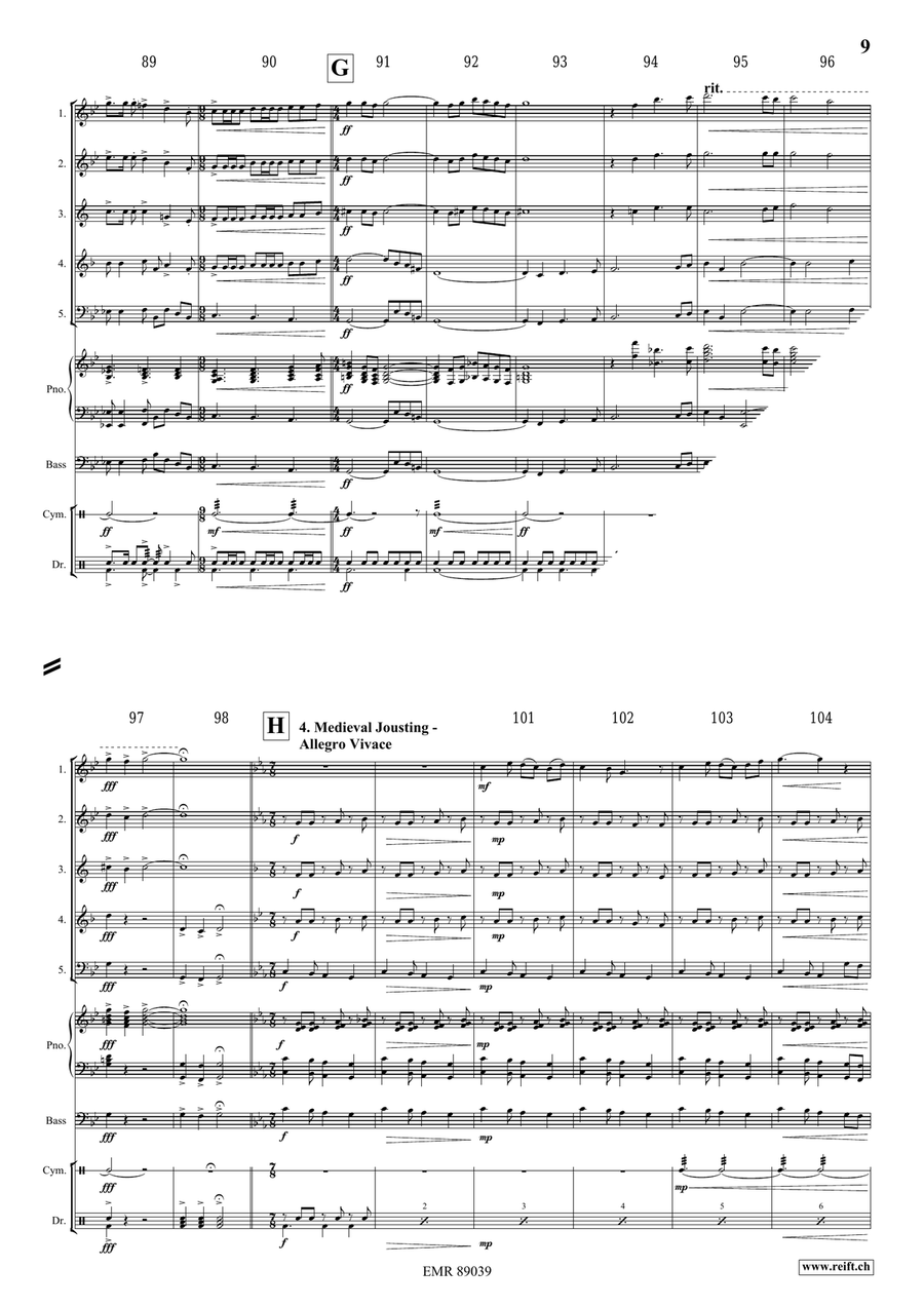 The Middle Age The Middle Age Woodwind Quintet scores gallery preview page 9
