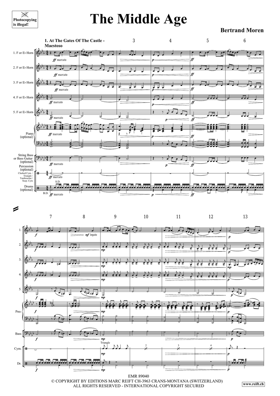 The Middle Age The Middle Age Horn scores gallery preview page 4