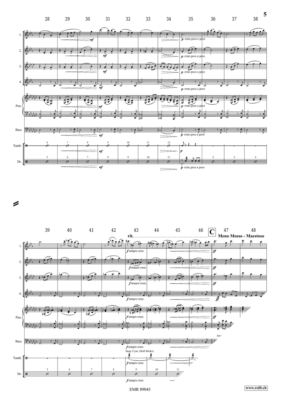 The Middle Age The Middle Age Saxophone Quartet scores gallery preview page 6