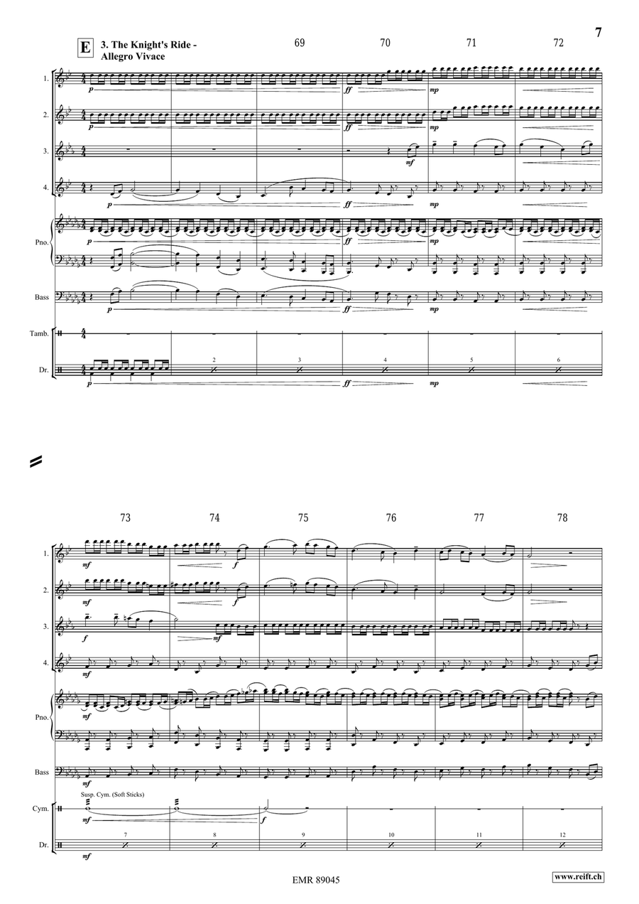 The Middle Age The Middle Age Saxophone Quartet scores gallery preview page 7