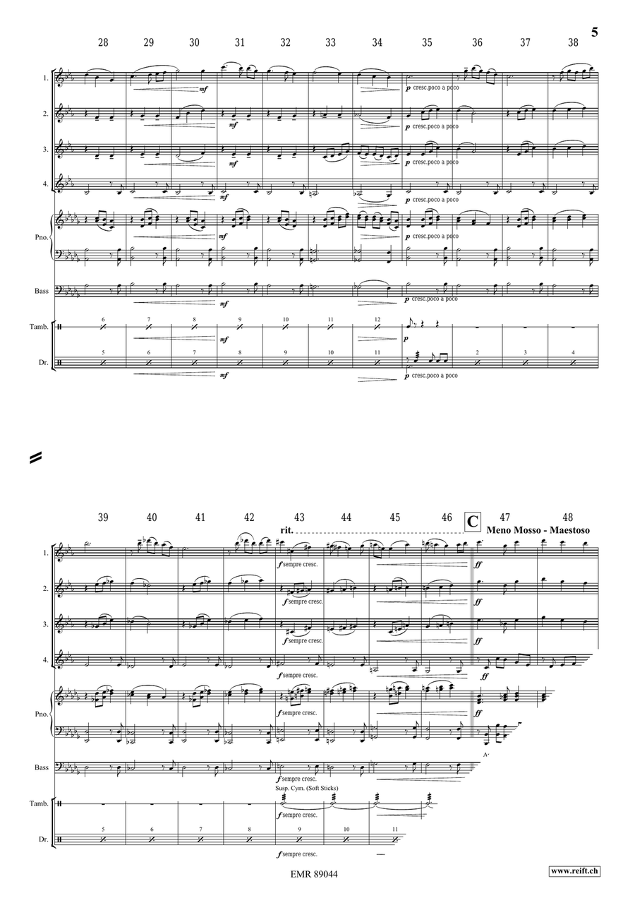 The Middle Age The Middle Age Clarinet Quartet scores gallery preview page 6