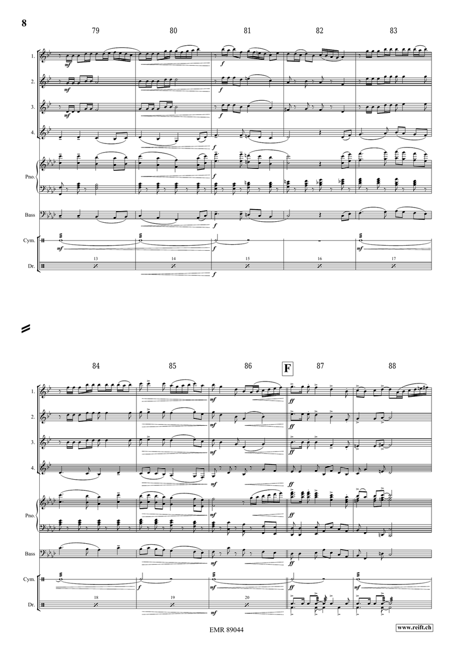 The Middle Age The Middle Age Clarinet Quartet scores gallery preview page 8