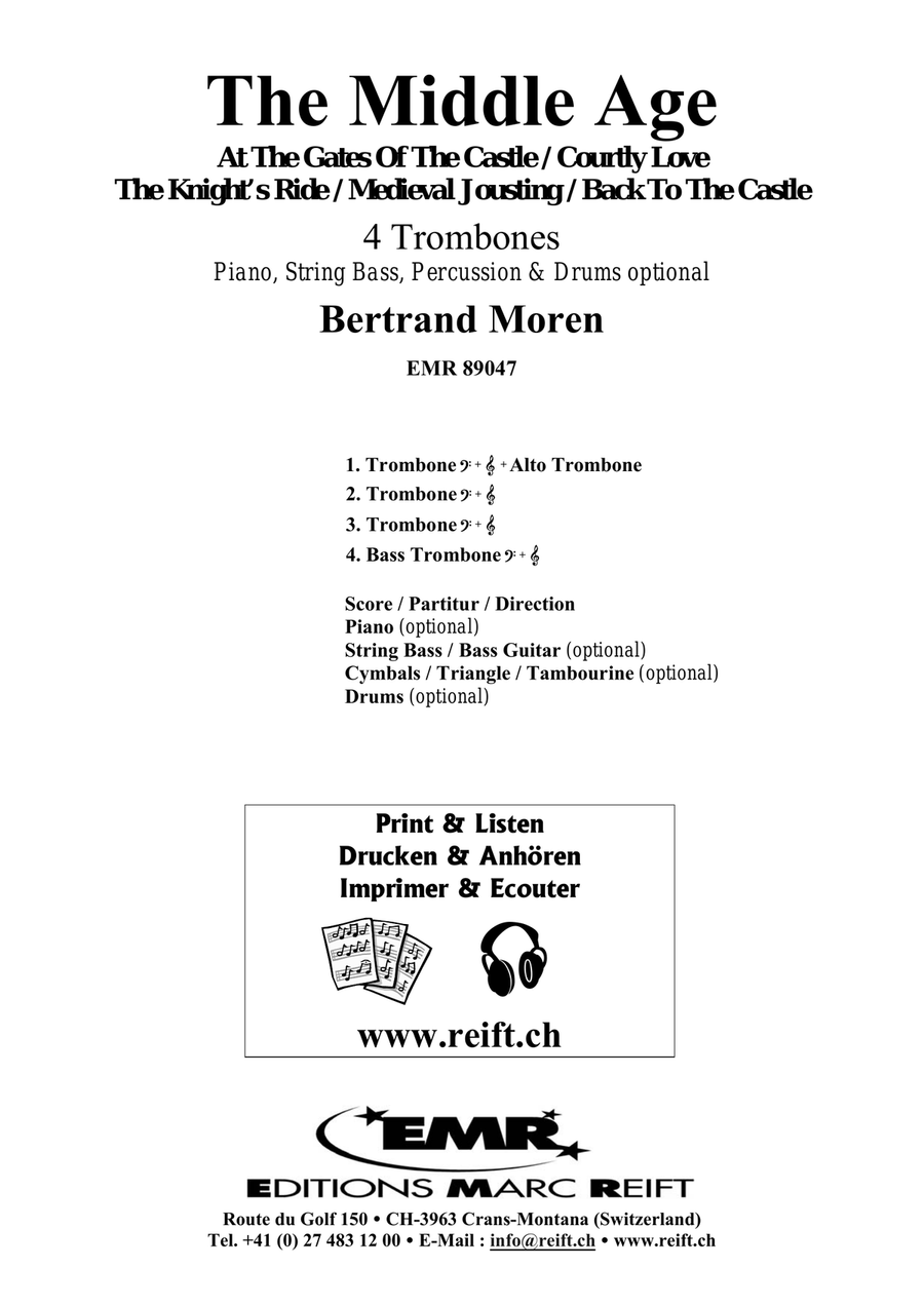 The Middle Age The Middle Age Trombone Quartet scores gallery preview page 2