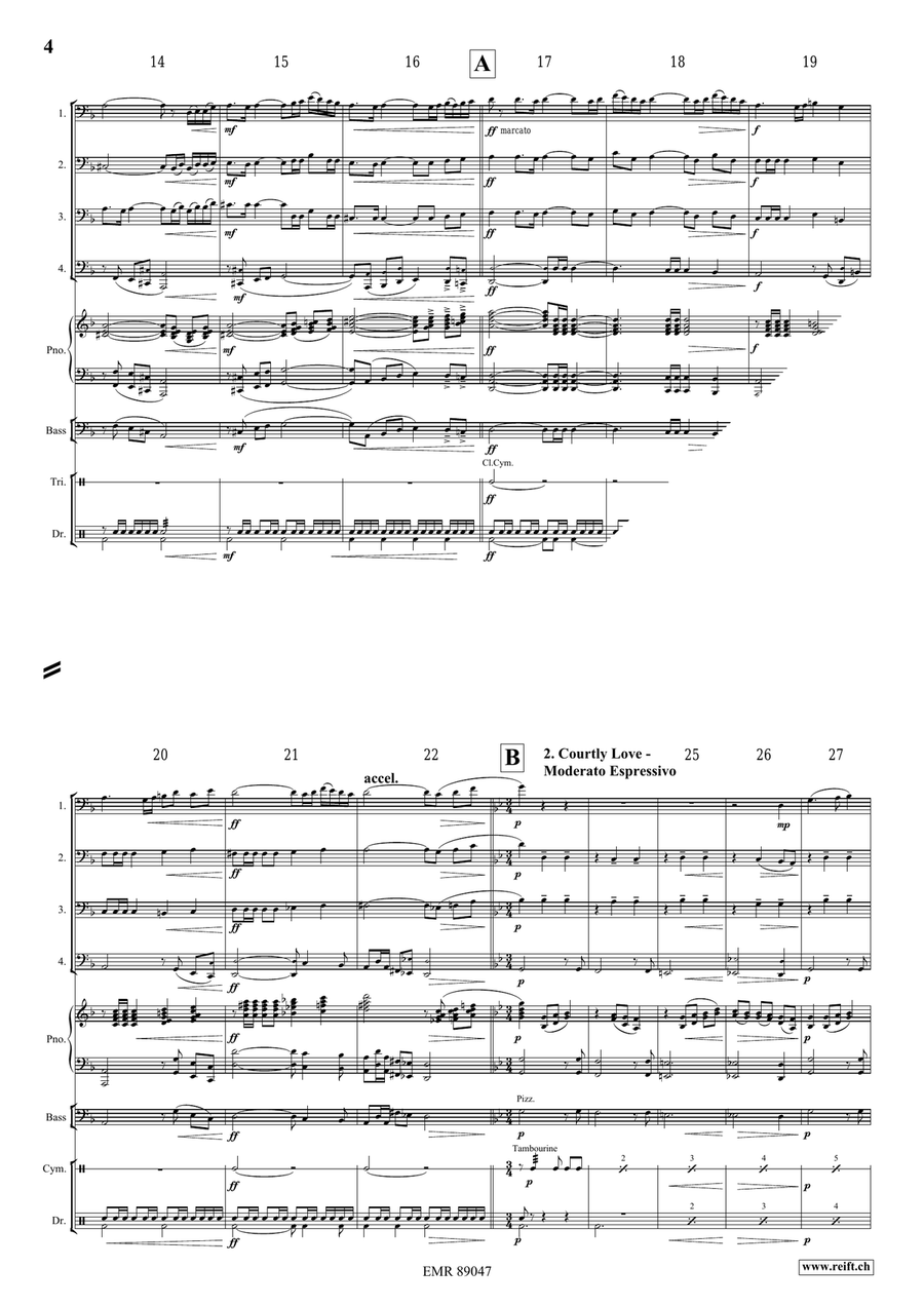 The Middle Age The Middle Age Trombone Quartet scores gallery preview page 5