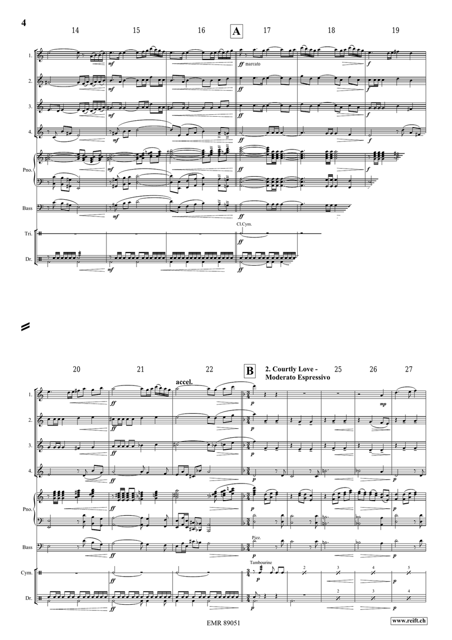 The Middle Age The Middle Age Flute Quartet scores gallery preview page 5