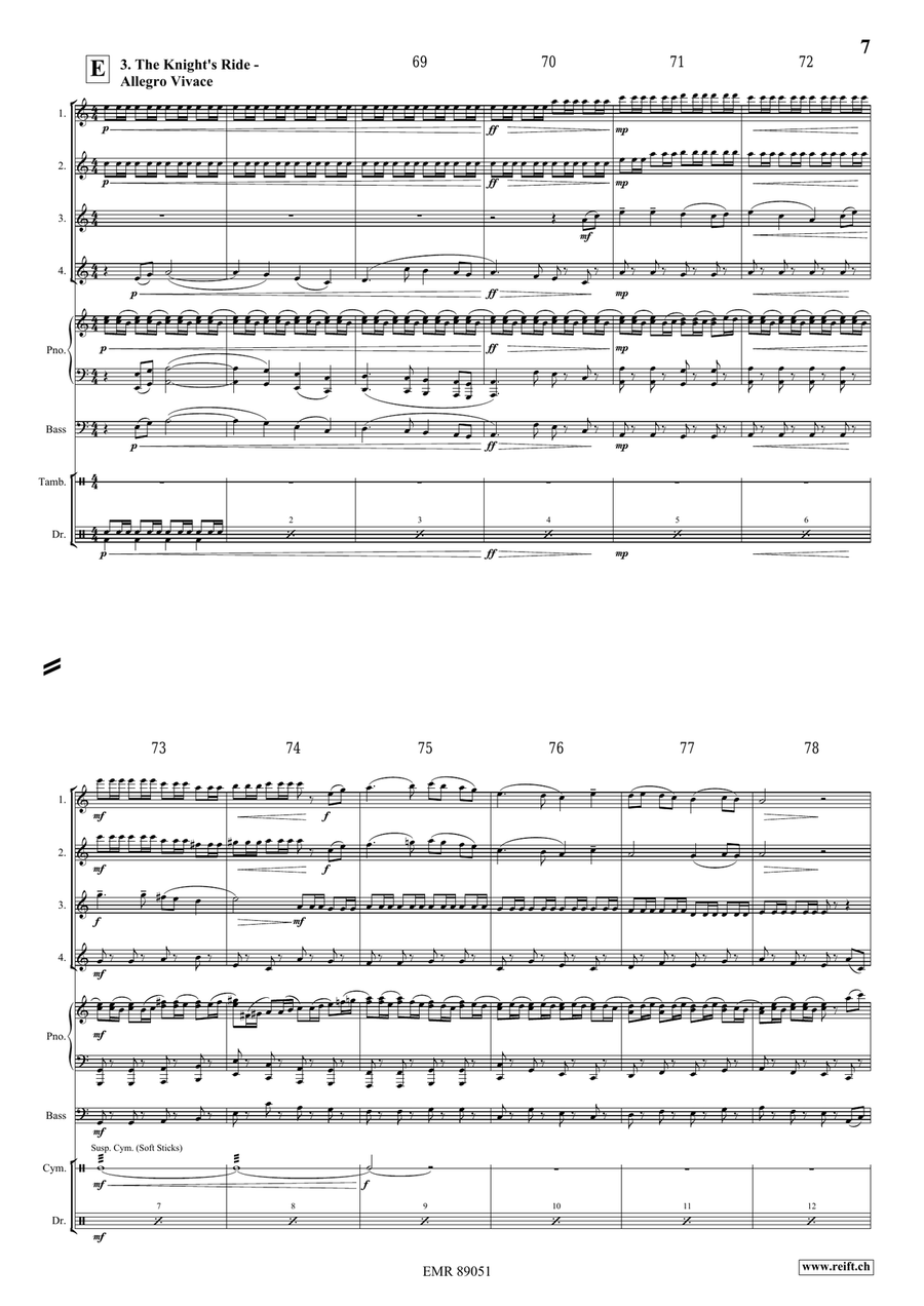 The Middle Age The Middle Age Flute Quartet scores gallery preview page 7
