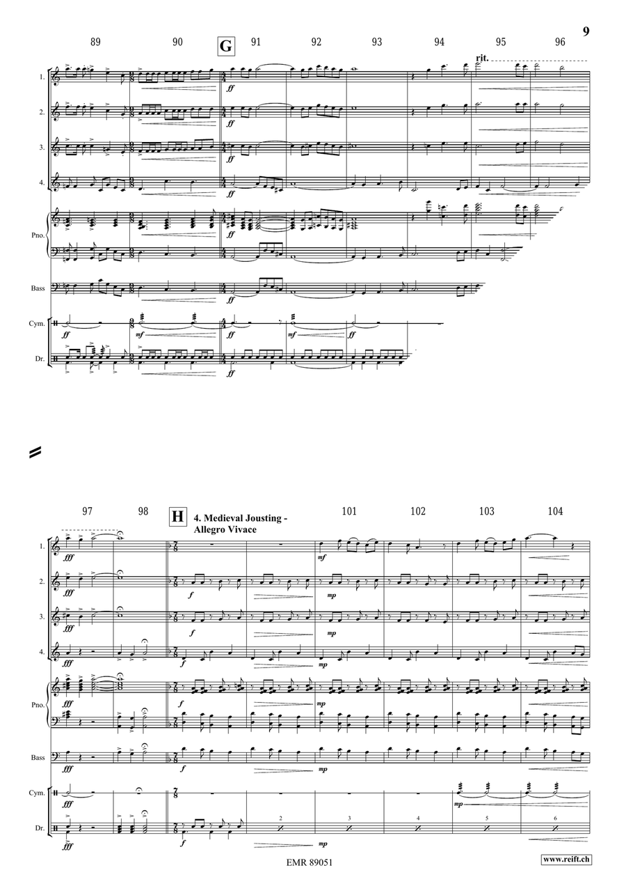 The Middle Age The Middle Age Flute Quartet scores gallery preview page 9