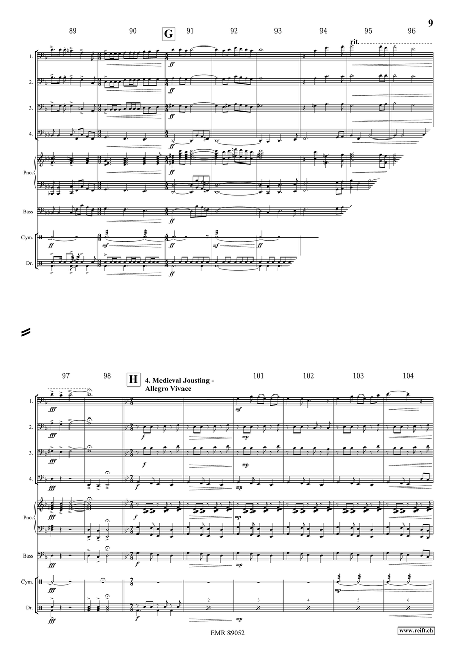 The Middle Age The Middle Age Bassoon Quartet scores gallery preview page 9