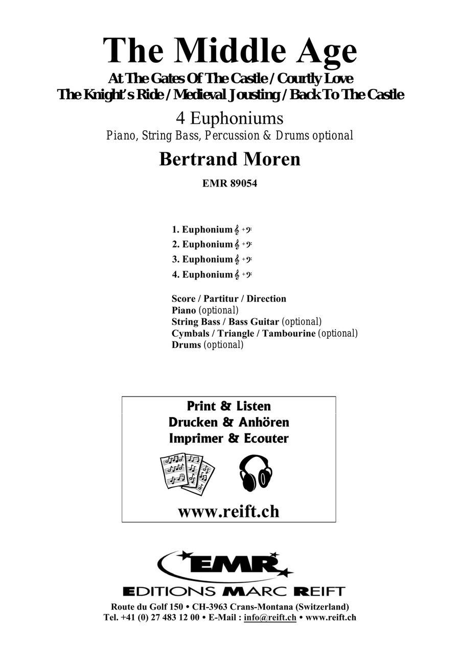 The Middle Age The Middle Age Euphonium Quartet scores gallery preview page 2