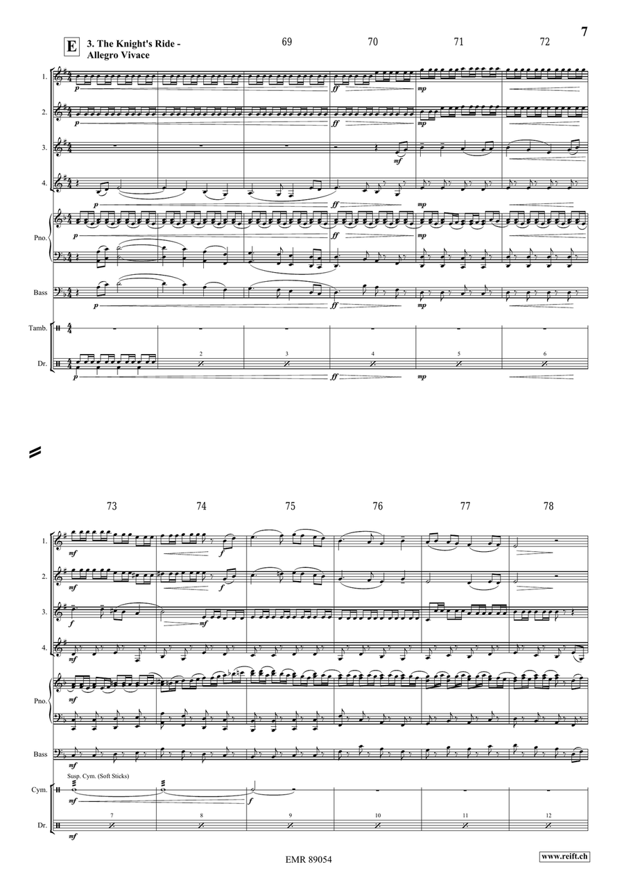 The Middle Age The Middle Age Euphonium Quartet scores gallery preview page 7