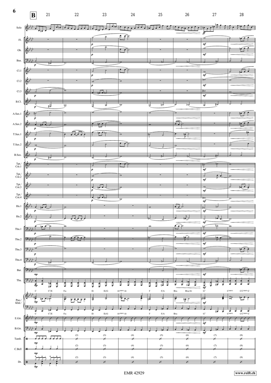 Sonata Patetica Sonata Patetica Concert Band scores gallery preview page 7