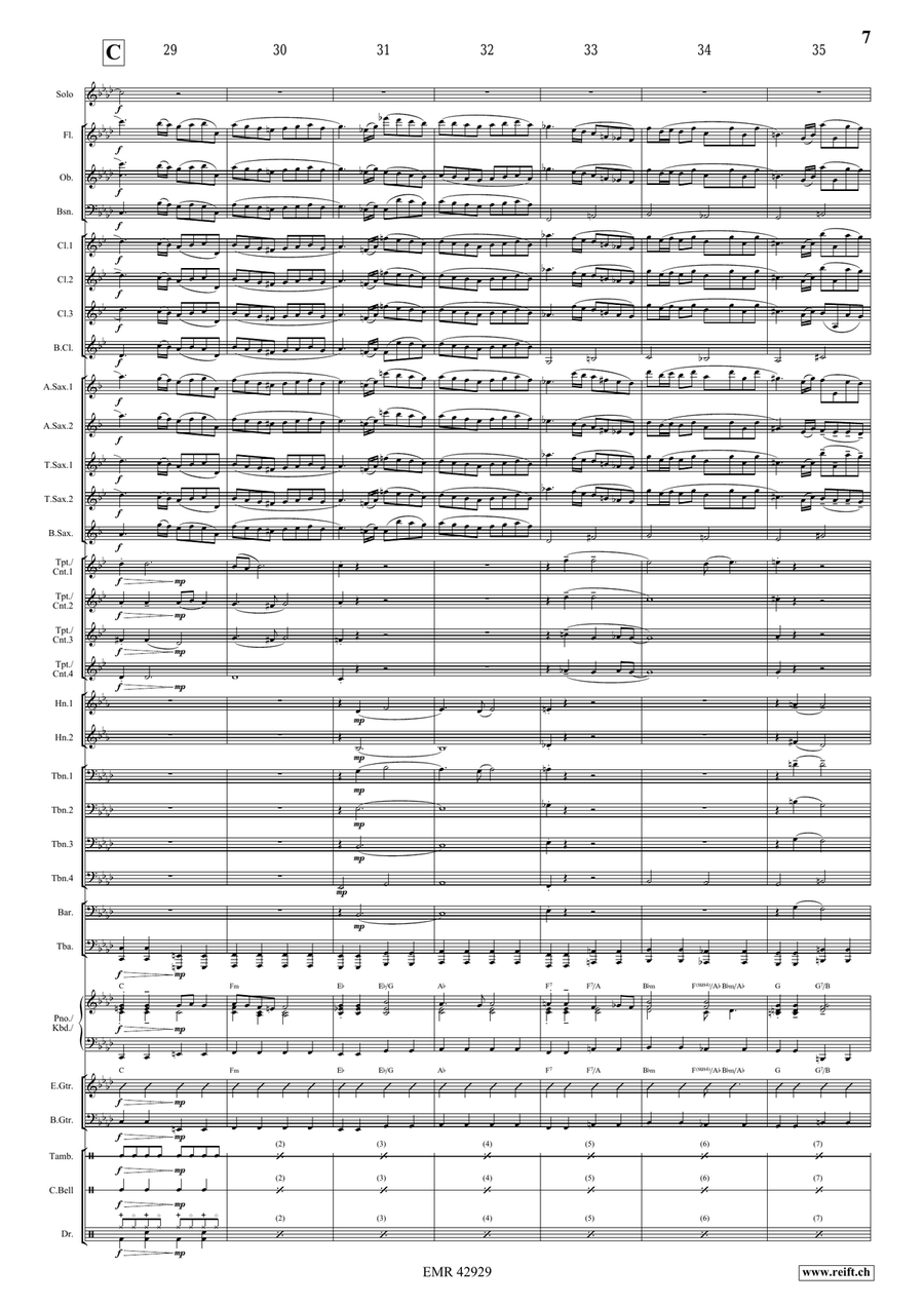 Sonata Patetica Sonata Patetica Concert Band scores gallery preview page 8
