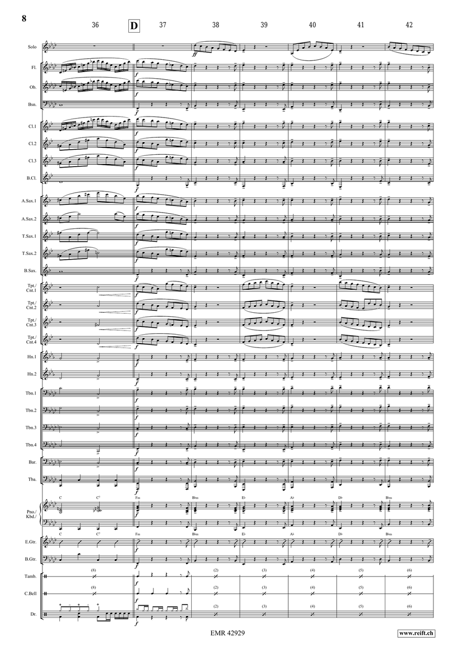 Sonata Patetica Sonata Patetica Concert Band scores gallery preview page 9