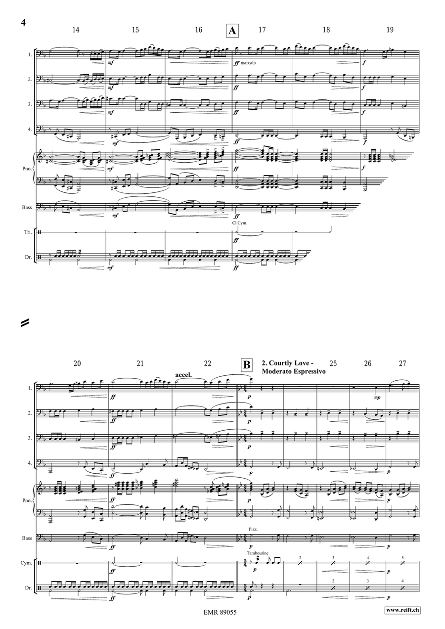The Middle Age The Middle Age Tuba Quartet scores gallery preview page 5