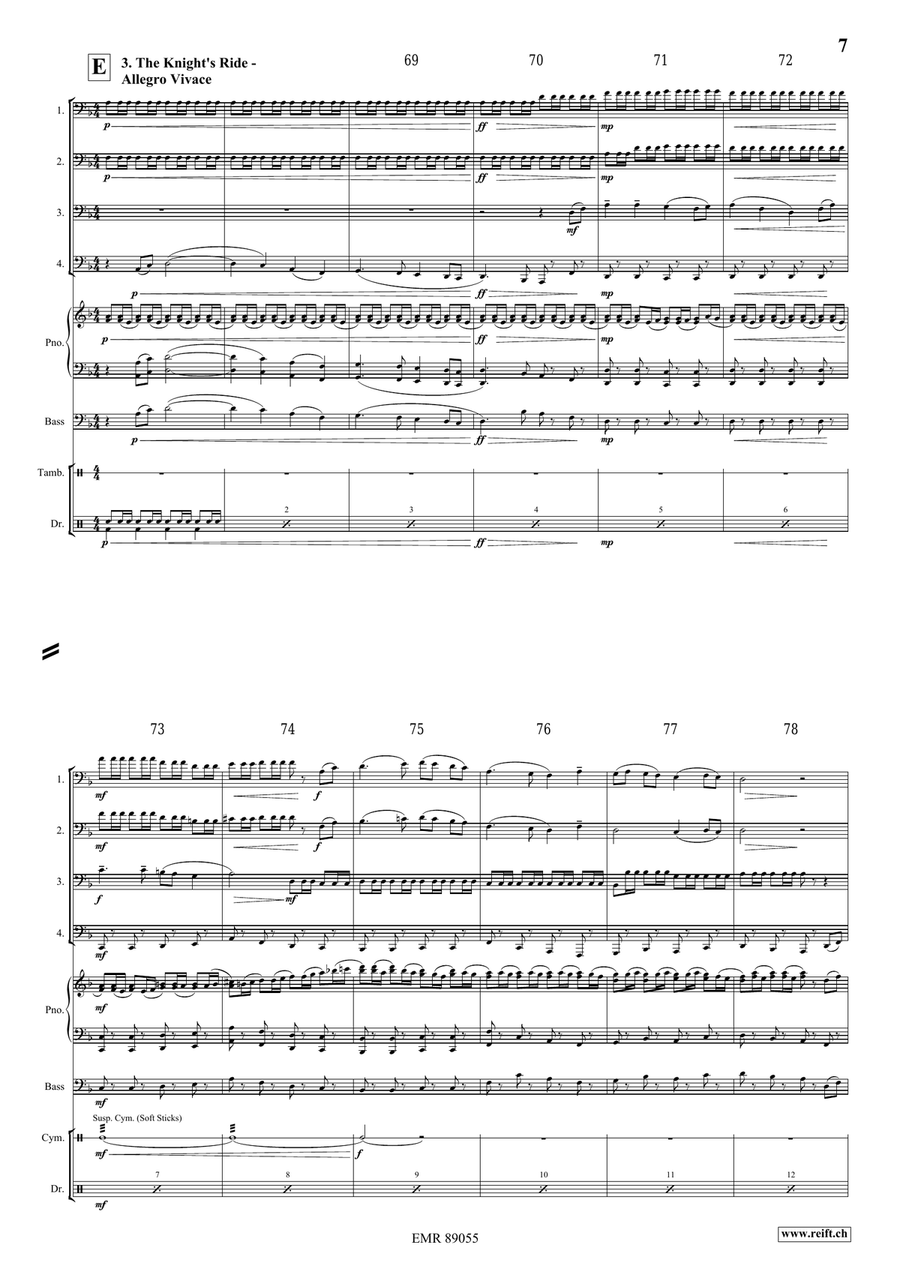 The Middle Age The Middle Age Tuba Quartet scores gallery preview page 7