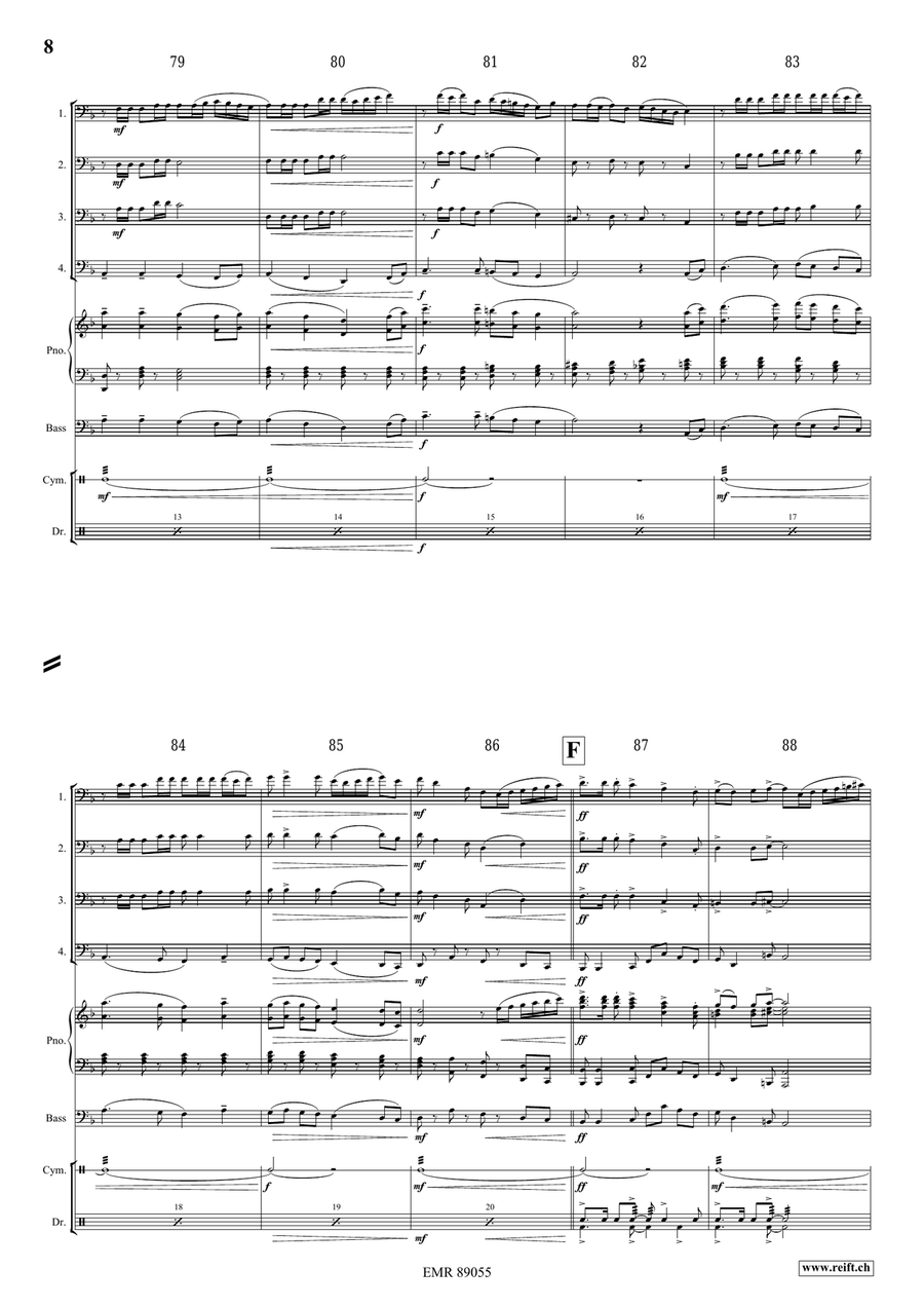 The Middle Age The Middle Age Tuba Quartet scores gallery preview page 8