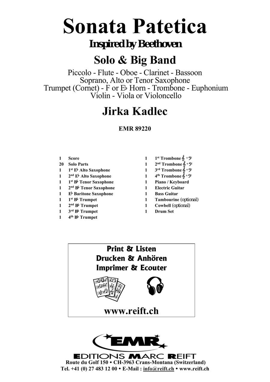 Sonata Patetica Sonata Patetica Big Band scores gallery preview page 2