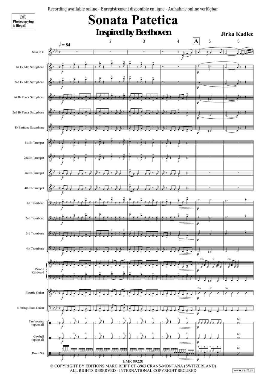 Sonata Patetica Sonata Patetica Big Band scores gallery preview page 4