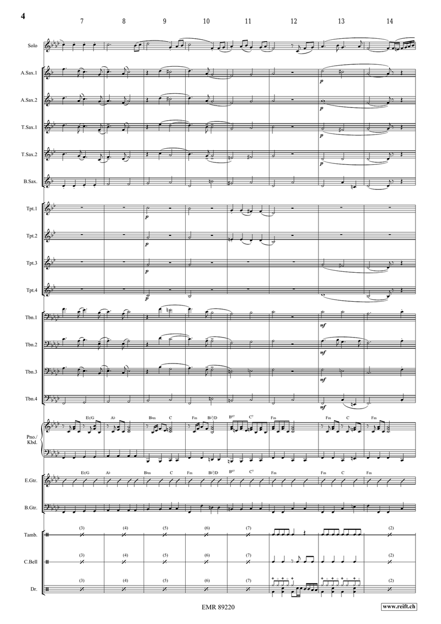 Sonata Patetica Sonata Patetica Big Band scores gallery preview page 5