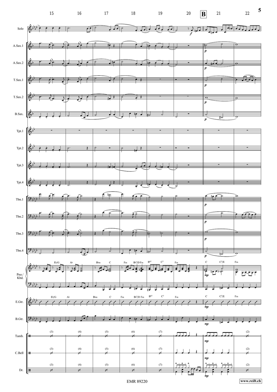 Sonata Patetica Sonata Patetica Big Band scores gallery preview page 6