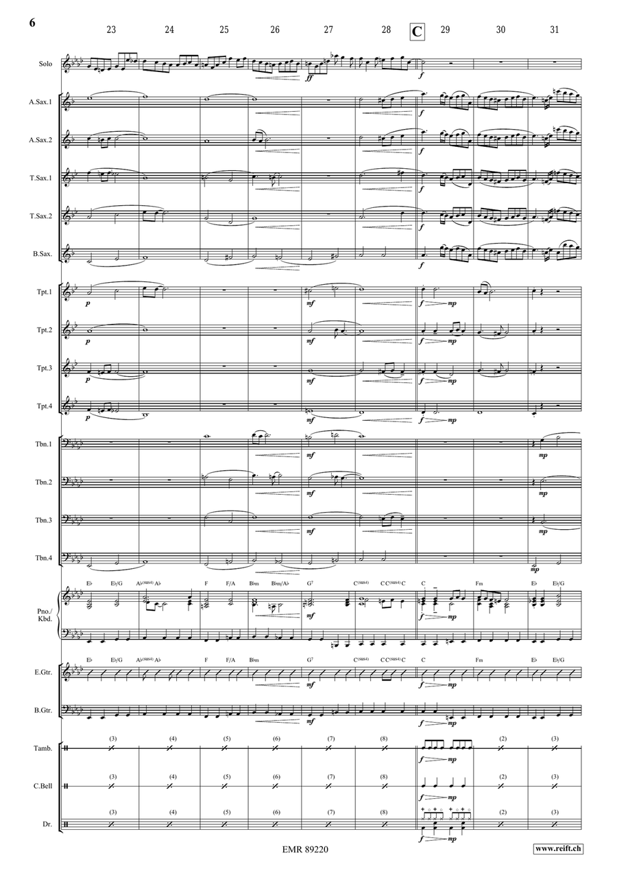 Sonata Patetica Sonata Patetica Big Band scores gallery preview page 7