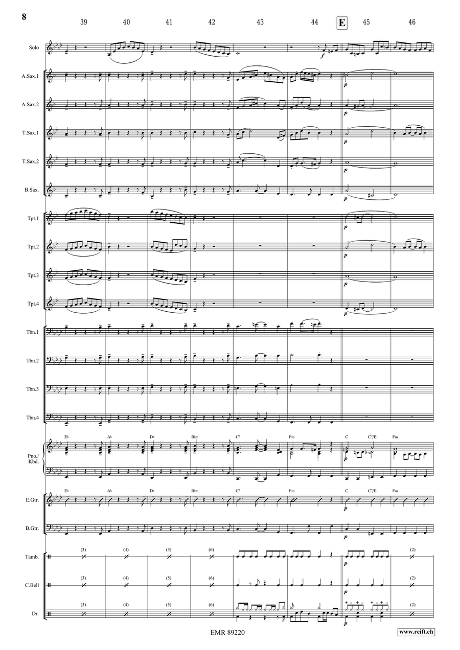 Sonata Patetica Sonata Patetica Big Band scores gallery preview page 9