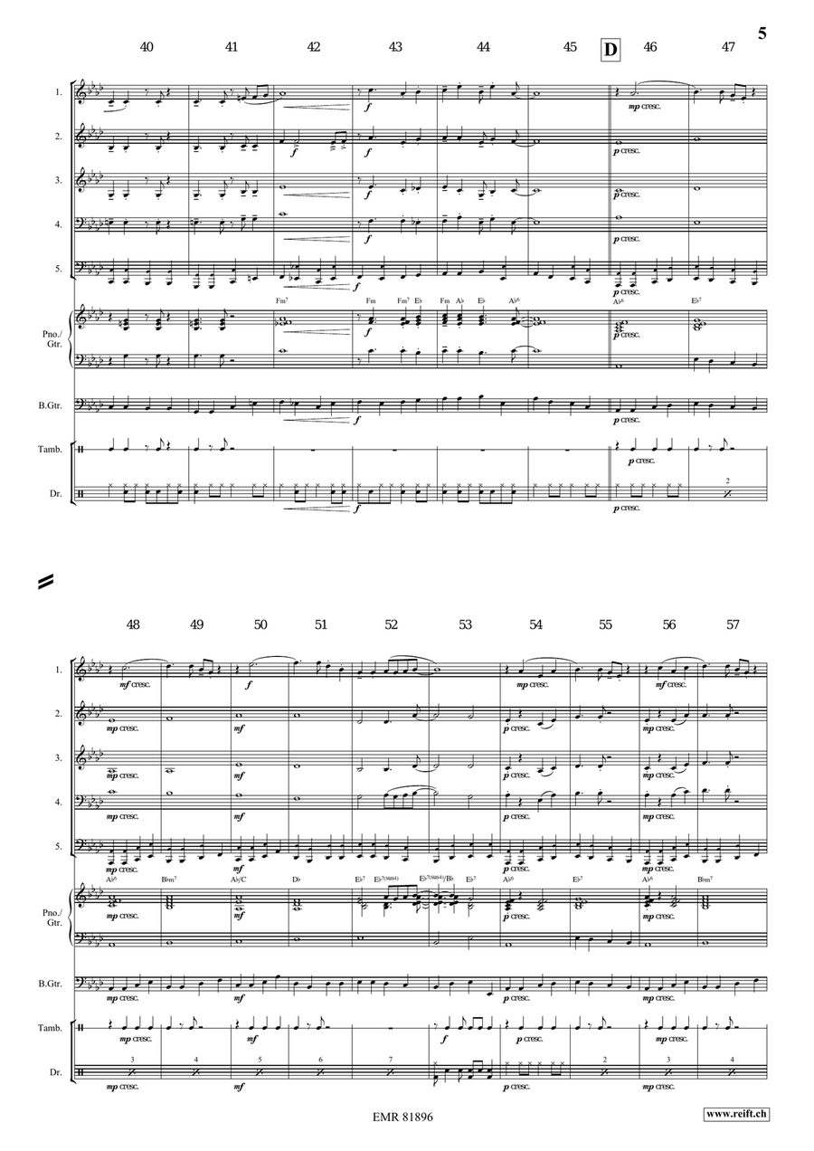 Gypsy Chorus Gypsy Chorus Choir scores gallery preview page 5