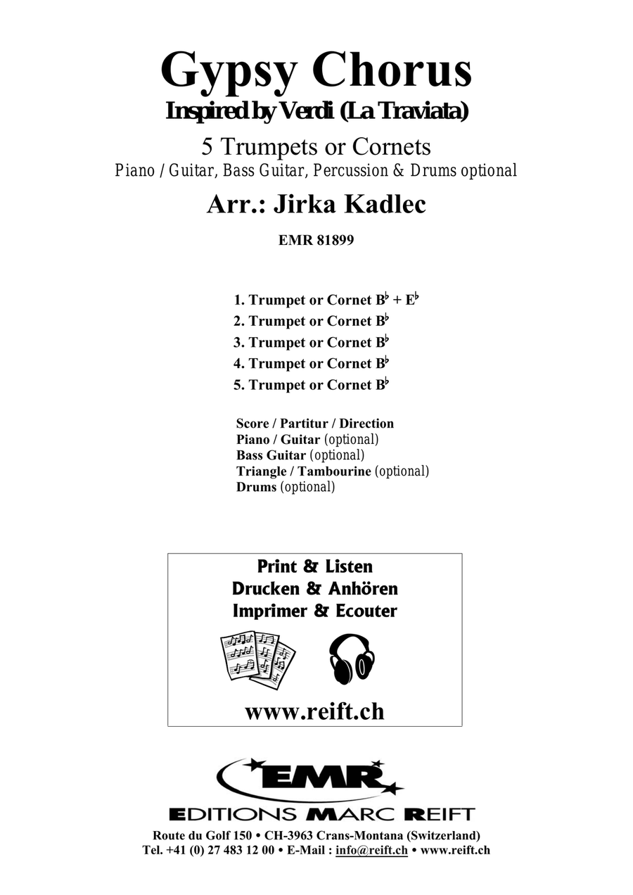 Gypsy Chorus Gypsy Chorus Cornet scores gallery preview page 2