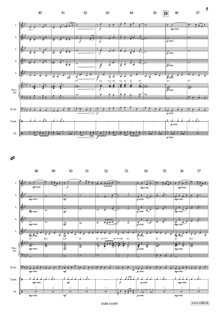 Gypsy Chorus Gypsy Chorus Cornet scores gallery preview page 5