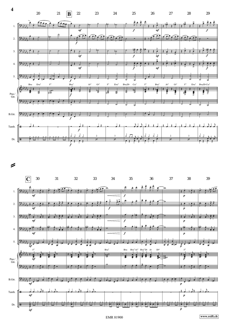 Gypsy Chorus Gypsy Chorus Trombone scores gallery preview page 4