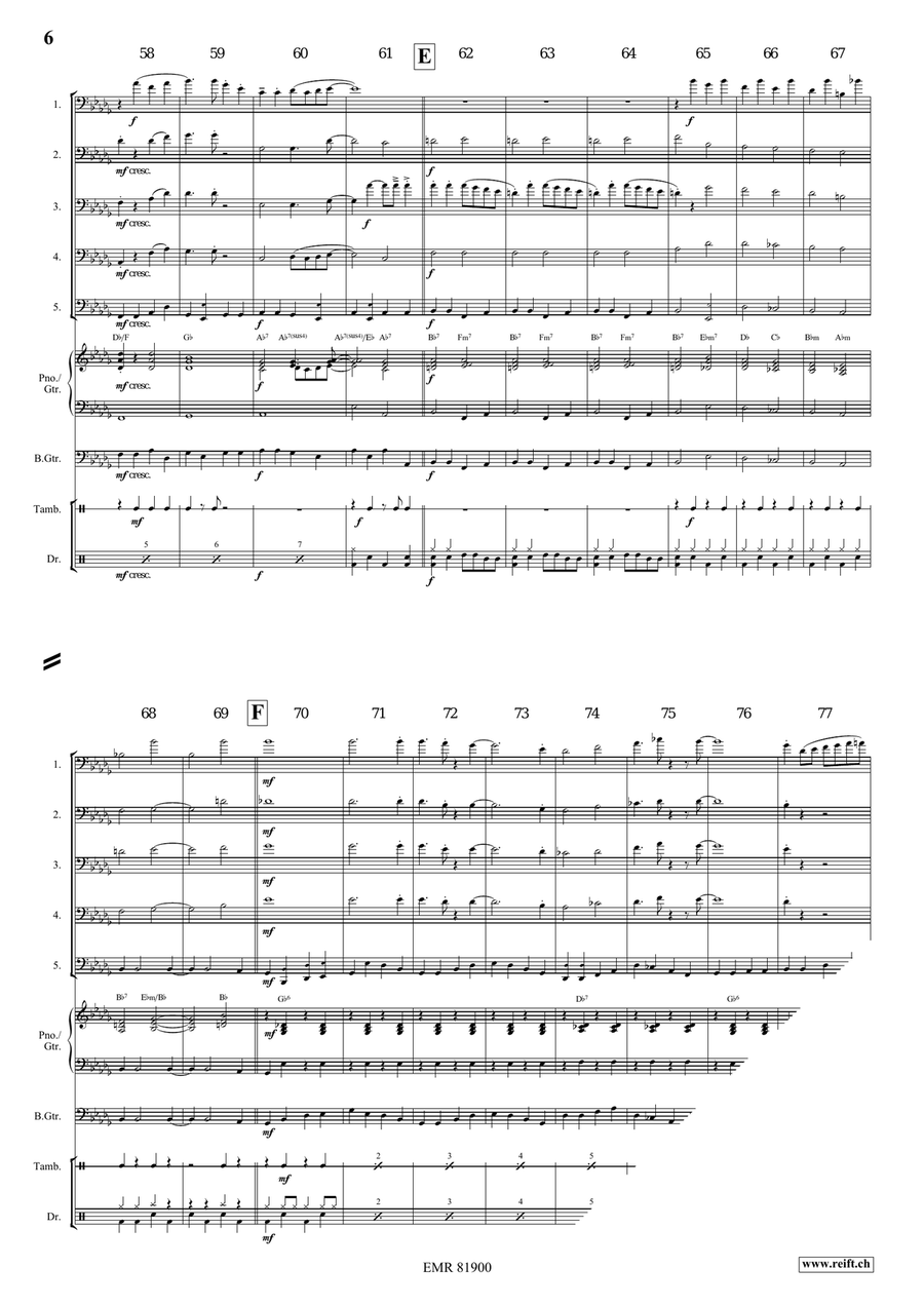 Gypsy Chorus Gypsy Chorus Trombone scores gallery preview page 6