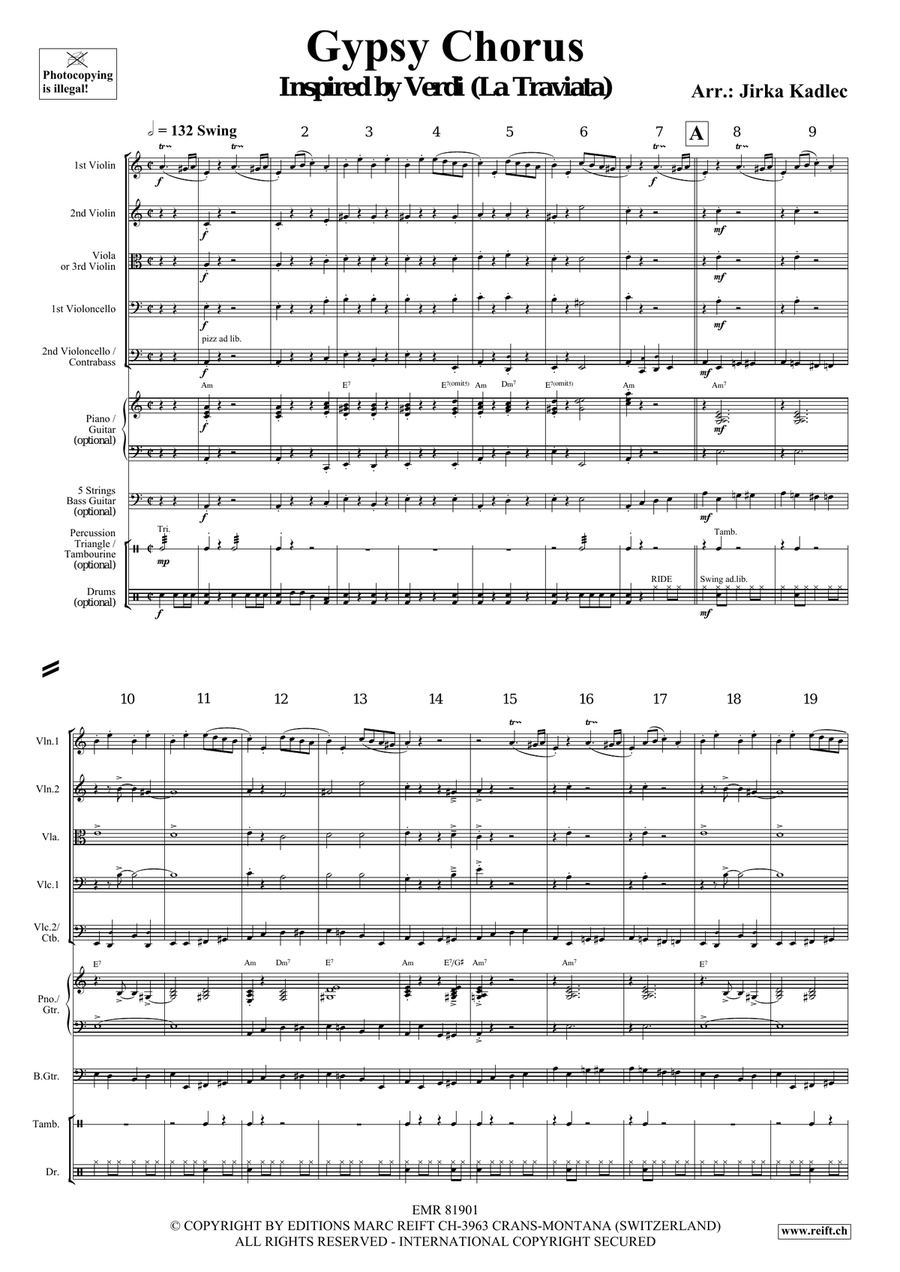 Gypsy Chorus Gypsy Chorus Choir scores gallery preview page 3