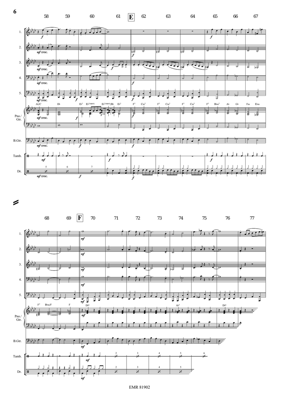 Gypsy Chorus Gypsy Chorus Brass Quintet scores gallery preview page 6
