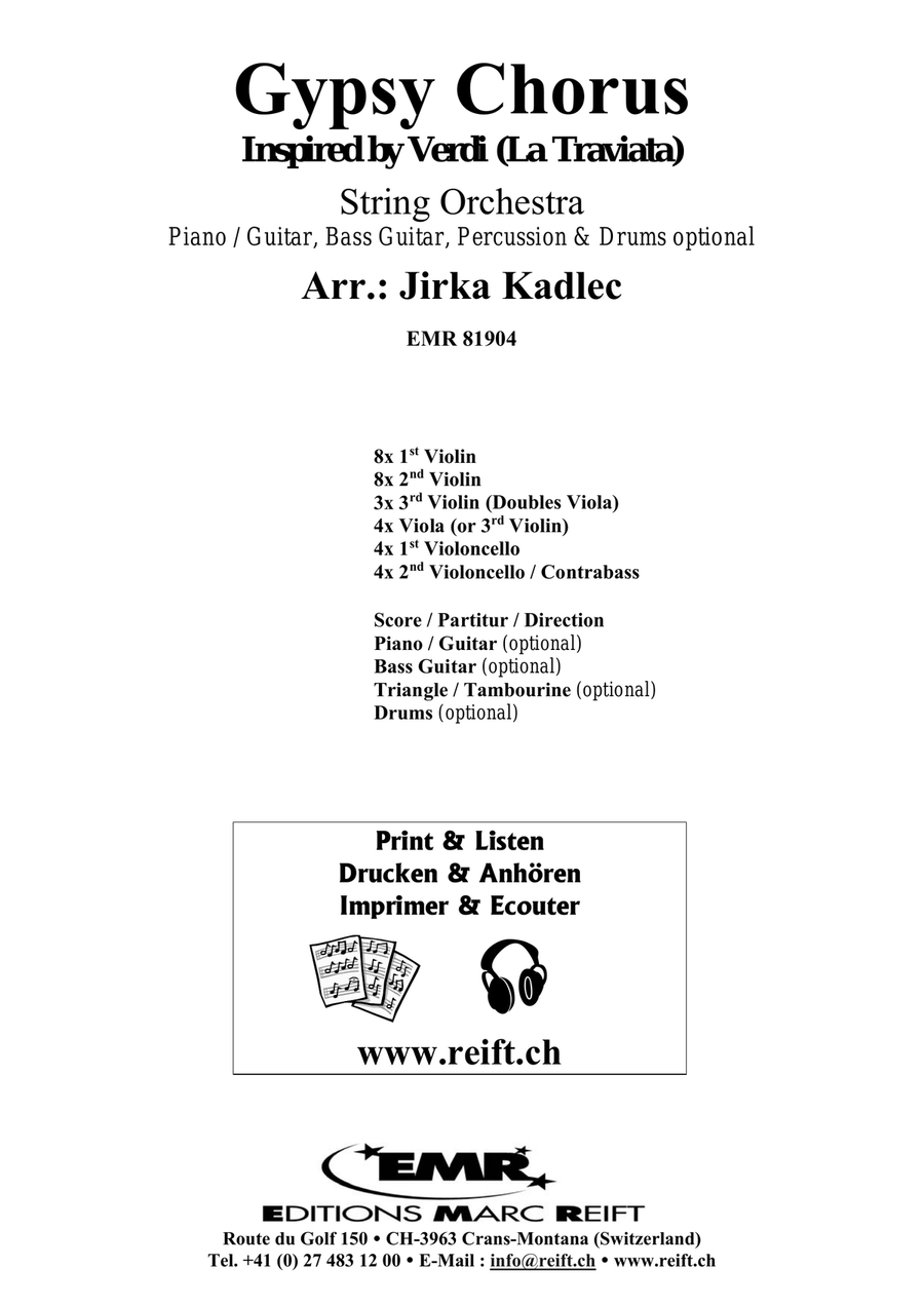 Gypsy Chorus Gypsy Chorus String Orchestra scores gallery preview page 2
