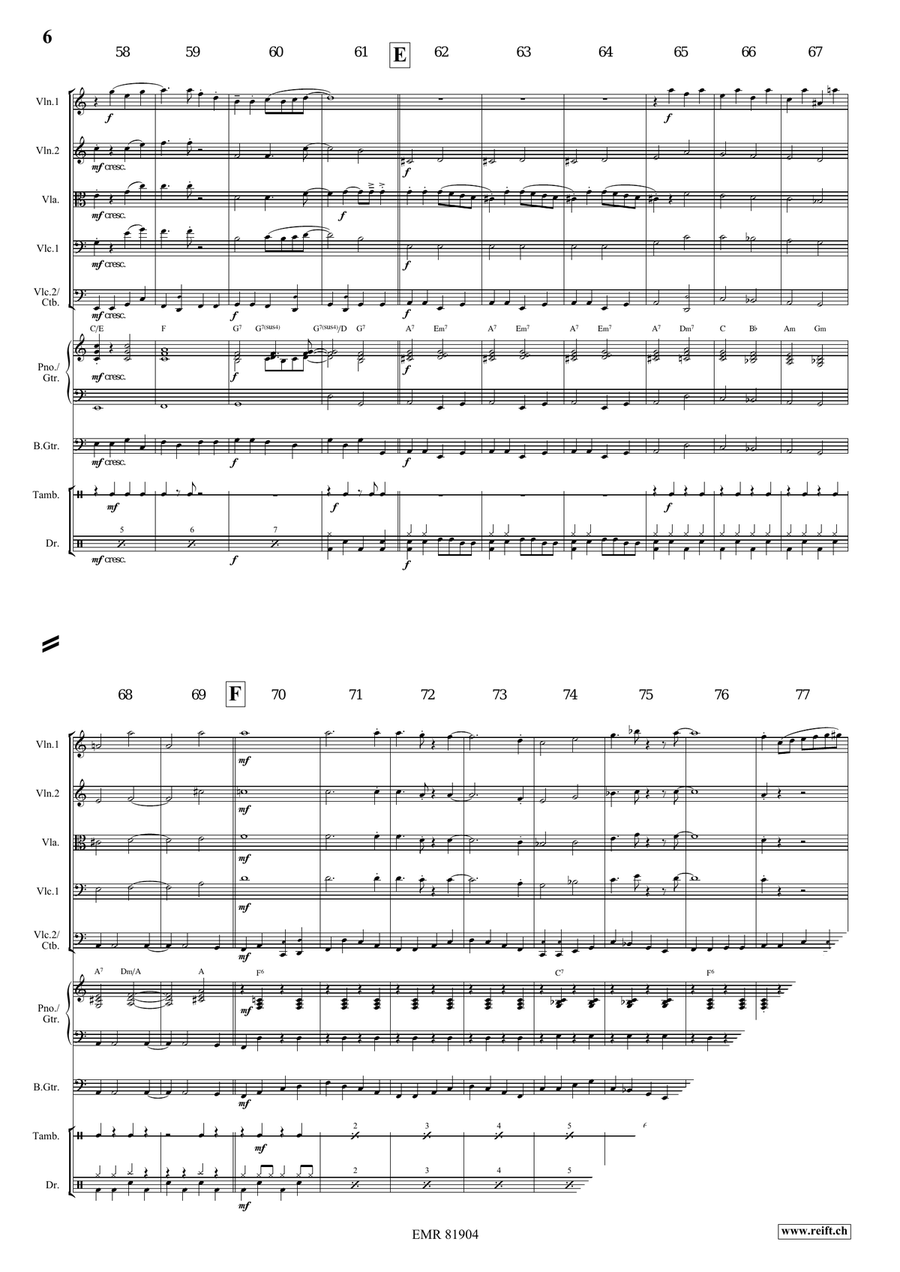 Gypsy Chorus Gypsy Chorus String Orchestra scores gallery preview page 6
