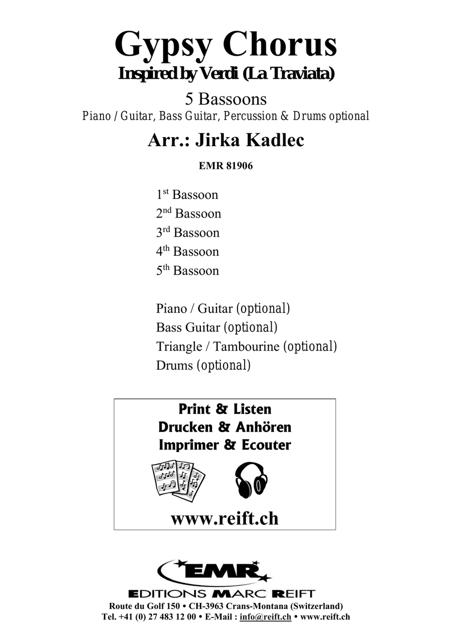 Gypsy Chorus Gypsy Chorus Bassoon scores gallery preview page 2