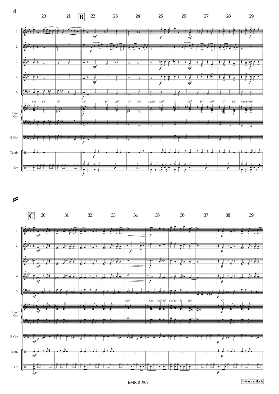 Gypsy Chorus Gypsy Chorus Woodwind Quintet scores gallery preview page 4