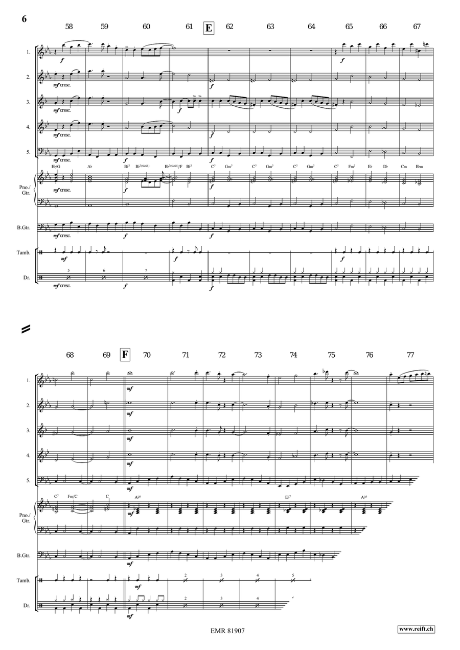 Gypsy Chorus Gypsy Chorus Woodwind Quintet scores gallery preview page 6