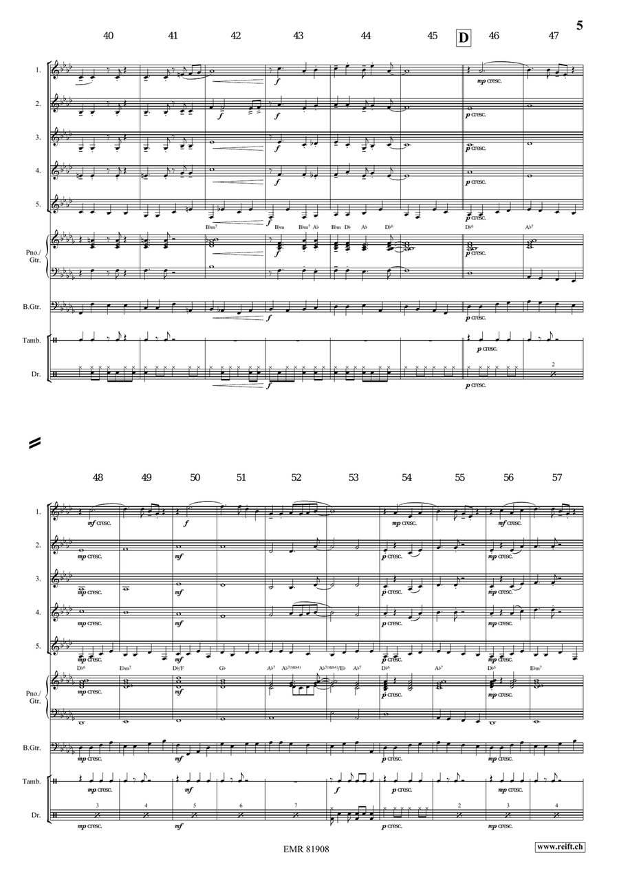 Gypsy Chorus Gypsy Chorus Horn scores gallery preview page 5