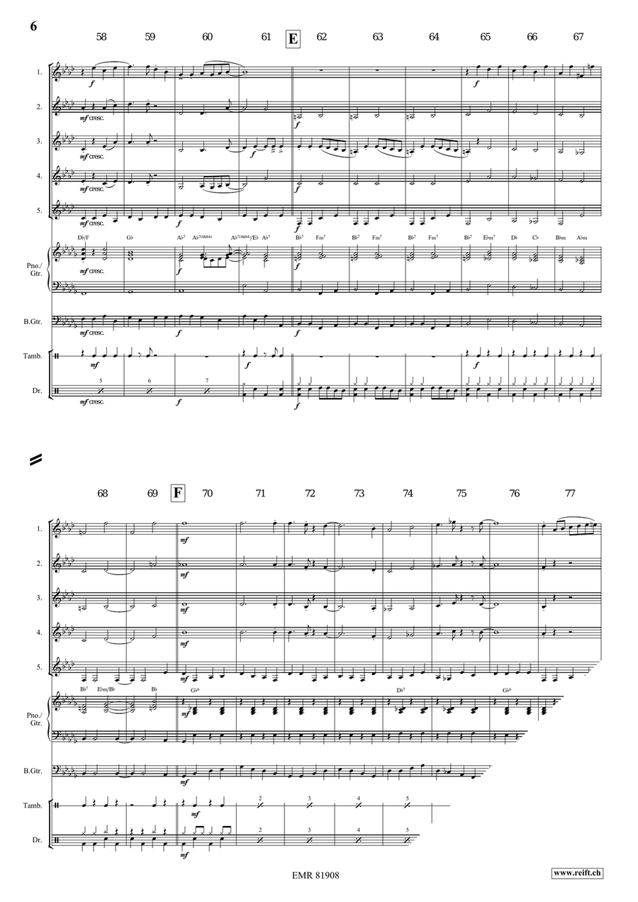 Gypsy Chorus Gypsy Chorus Horn scores gallery preview page 6