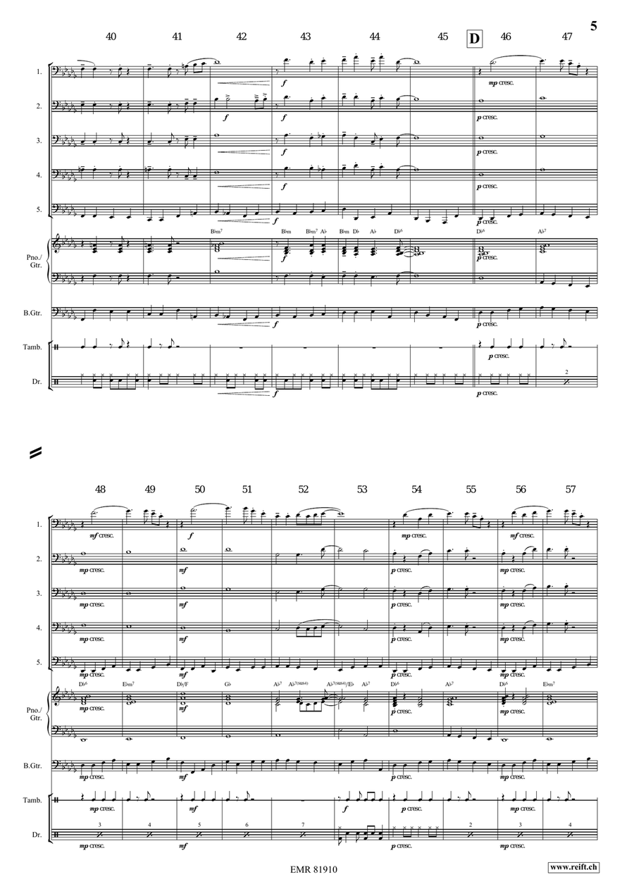 Gypsy Chorus Gypsy Chorus Tuba scores gallery preview page 5