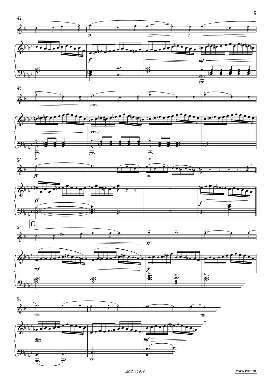 The Moldau The Moldau Alto Saxophone scores gallery preview page 6