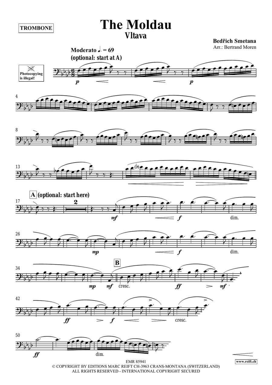The Moldau The Moldau Piano Accompaniment scores gallery preview page 3