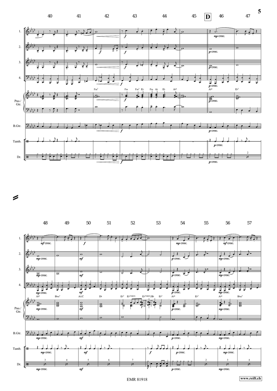 Gypsy Chorus Gypsy Chorus Woodwind Quartet scores gallery preview page 5