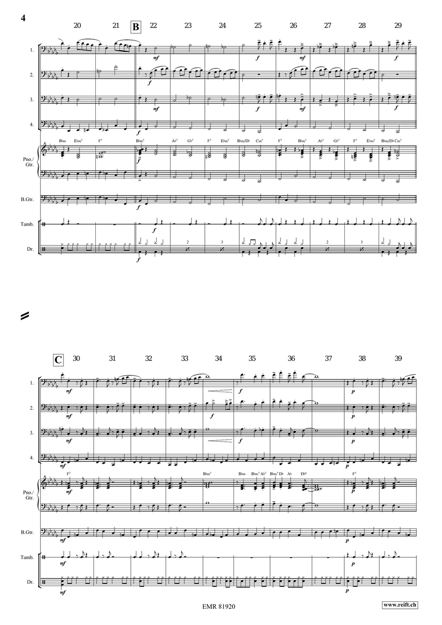 Gypsy Chorus Gypsy Chorus Bassoon Quartet scores gallery preview page 4