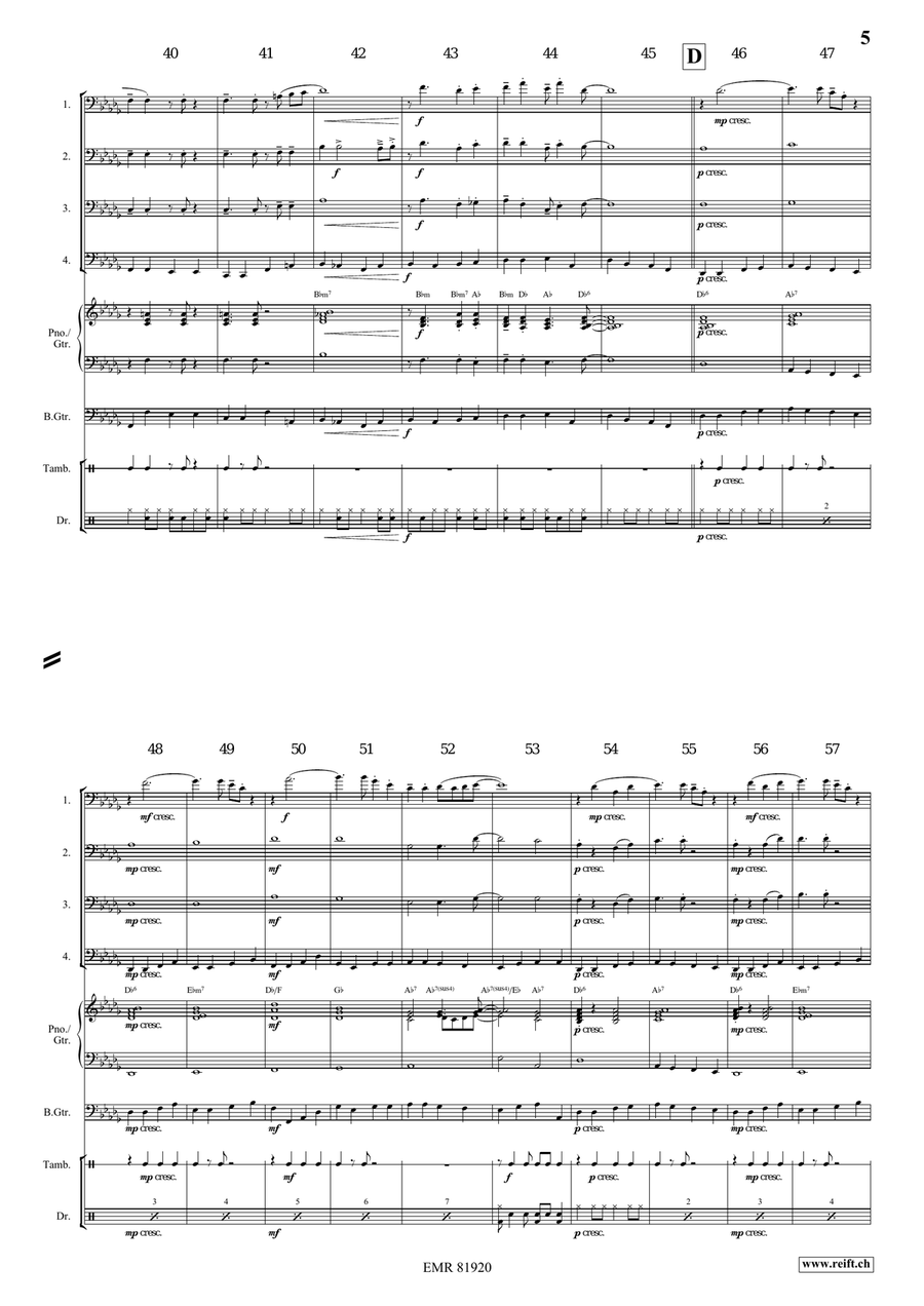Gypsy Chorus Gypsy Chorus Bassoon Quartet scores gallery preview page 5