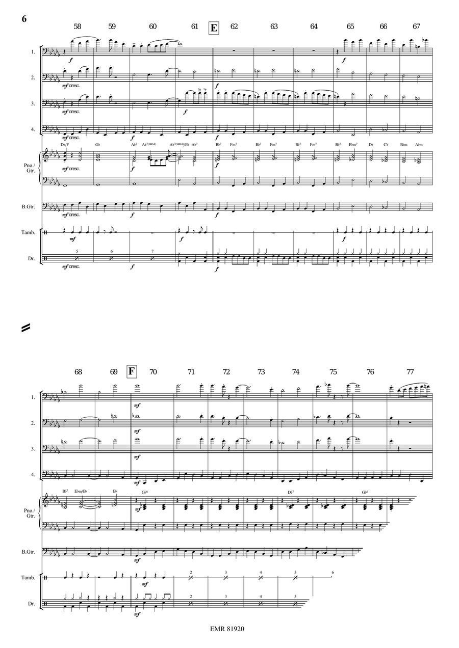 Gypsy Chorus Gypsy Chorus Bassoon Quartet scores gallery preview page 6